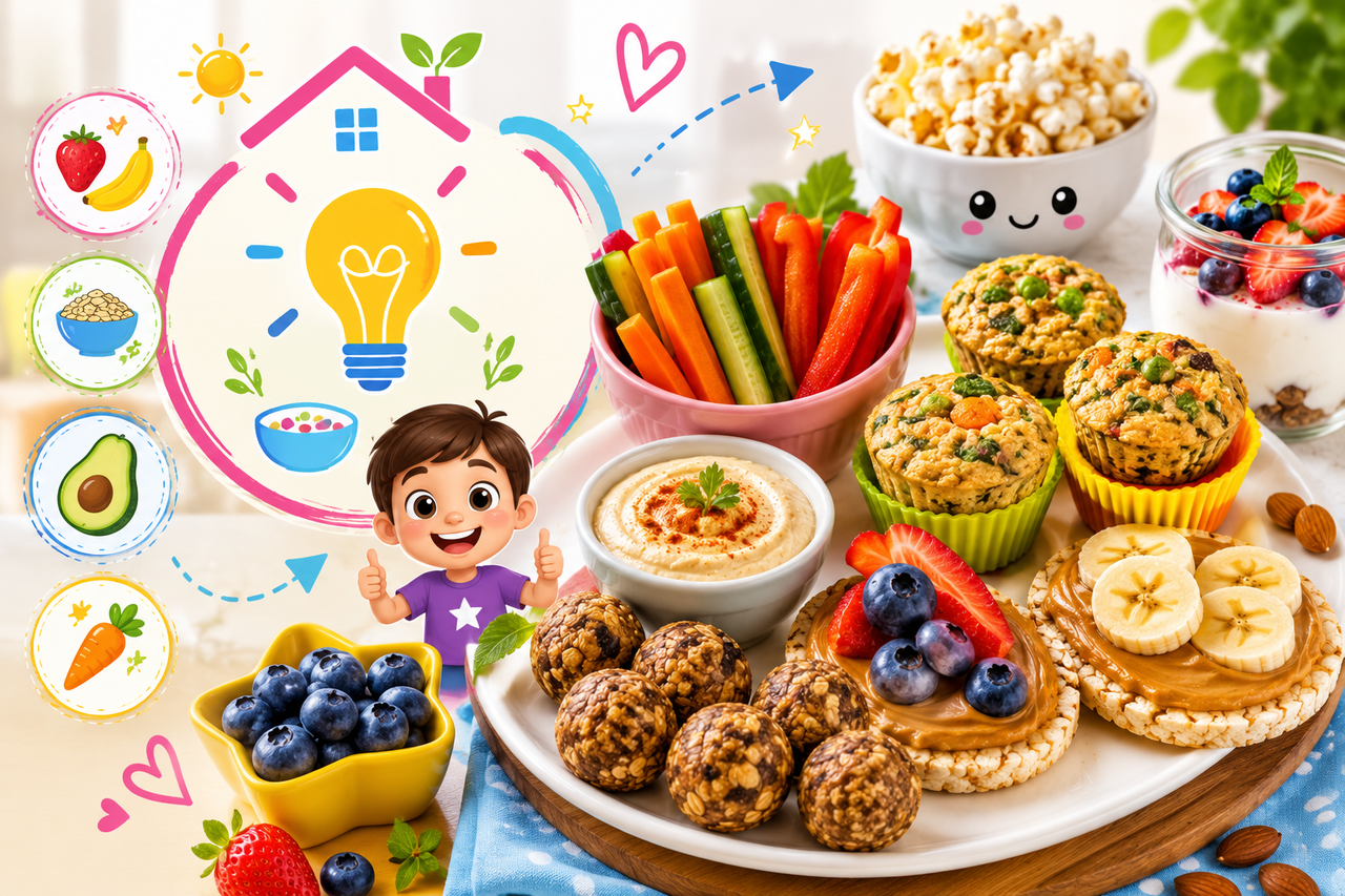 How to make snacks for kids at home