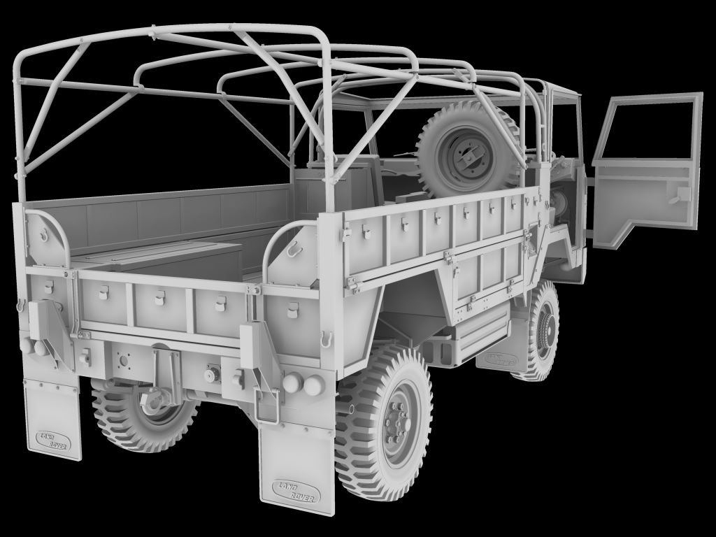 35th Scale Land Rovers Models Design for 3D Printing. - Work in ...