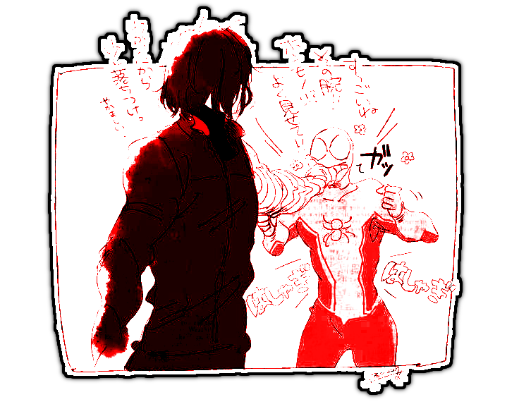 peter: wow, that arm is amazing!! Is it real?! show me closer! (grab) (excited, excited)
Bucky: Alright, calm down a bit. you're noisy peter: wow, that arm is amazing!! Is it real?! show me closer! (grab) (excited, excited)
Bucky: Alright, calm down a bit. you're noisy