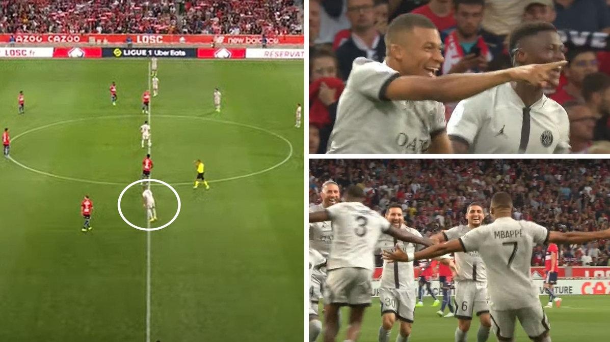 Mbappé marca un gol en ocho segundos durante goleada del PSG