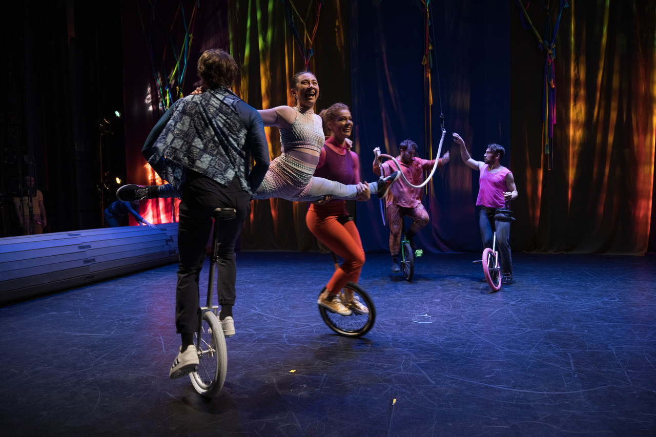 In Human unicycles photo Johanna Austin