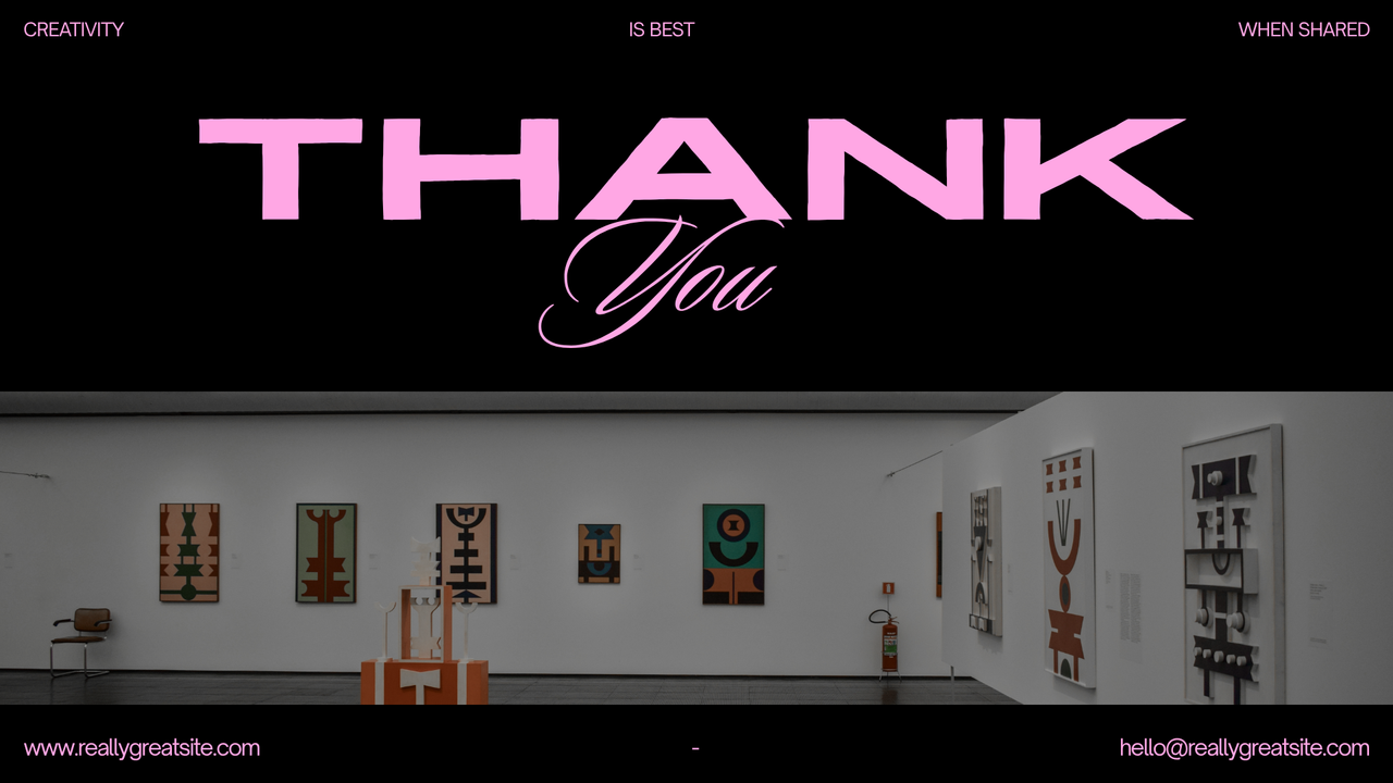 Black and Pink Modern Clean Portfolio Presentation