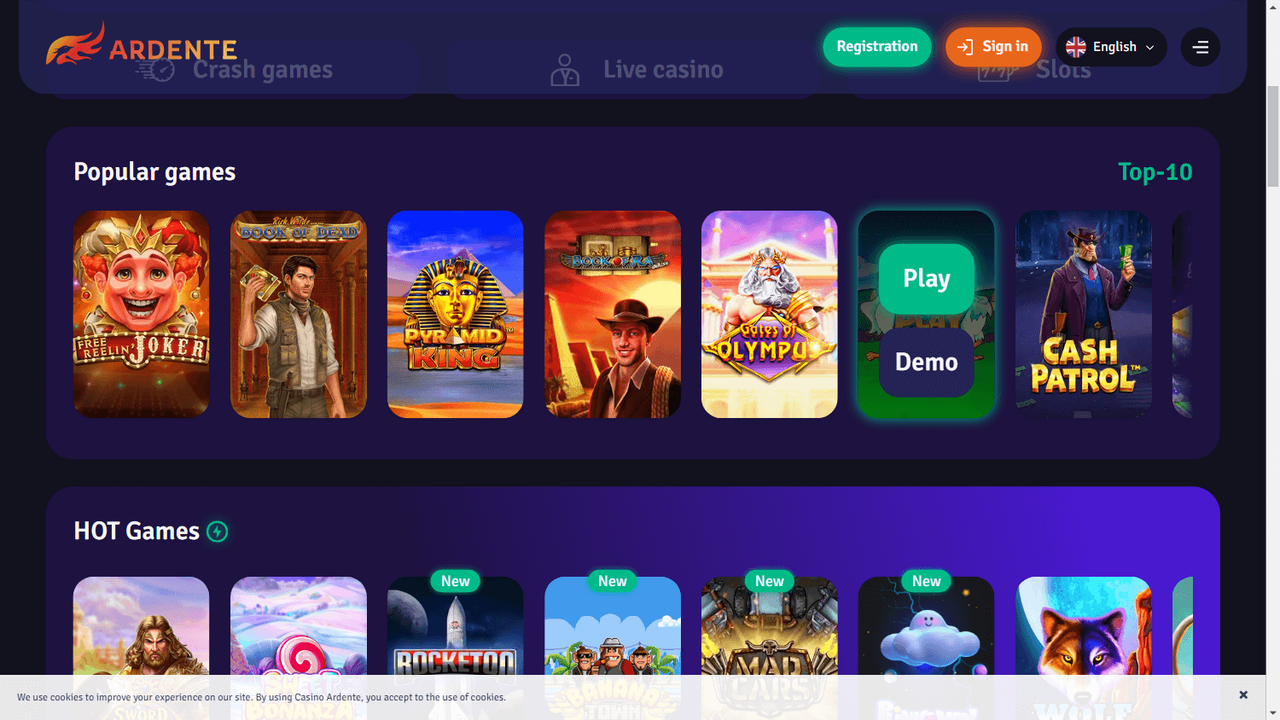 ardente casino