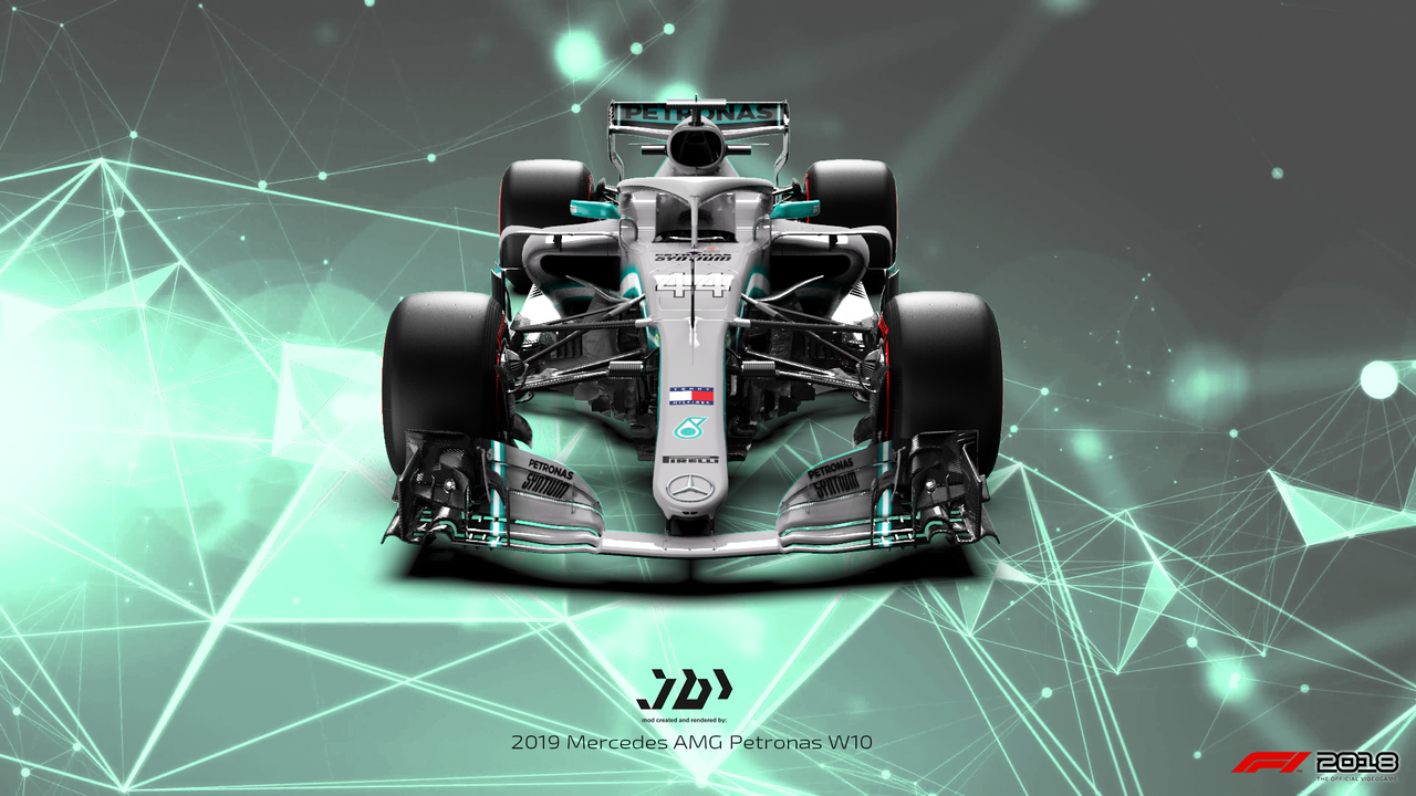 This is my version of the 2019 Mercedes Petronas AMG for Codemaster’s F1 20...