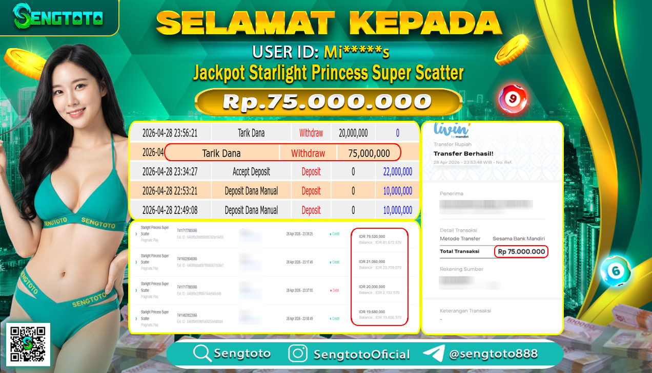 BUKTI PEMBAYARAN SLOT STARLIGHT PRINCESS SUPER SCATTER