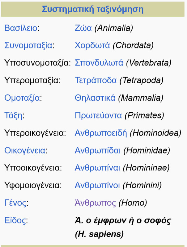 ανθρωπος ζωο