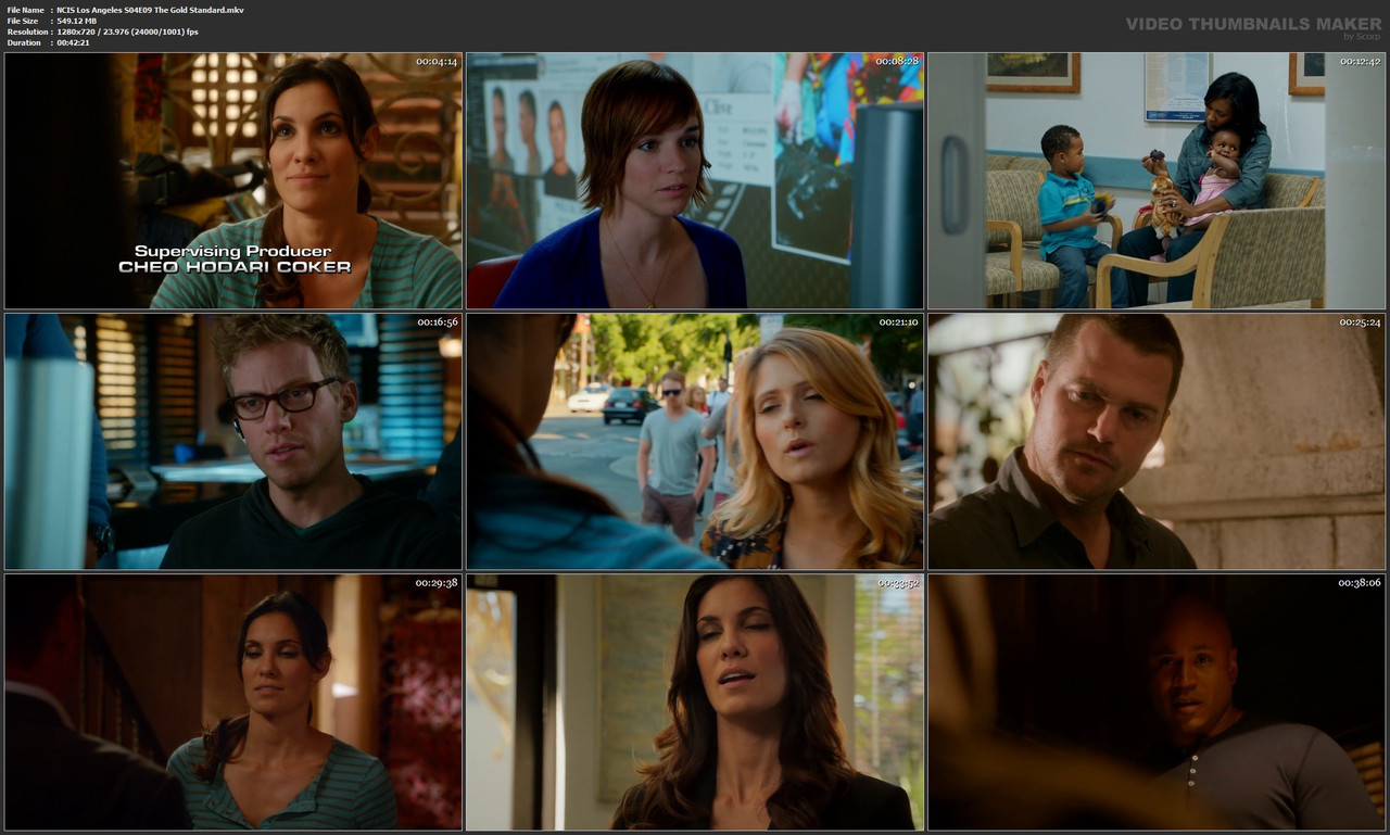 NCIS Los Angeles S04E09 The Gold Standard.mkv