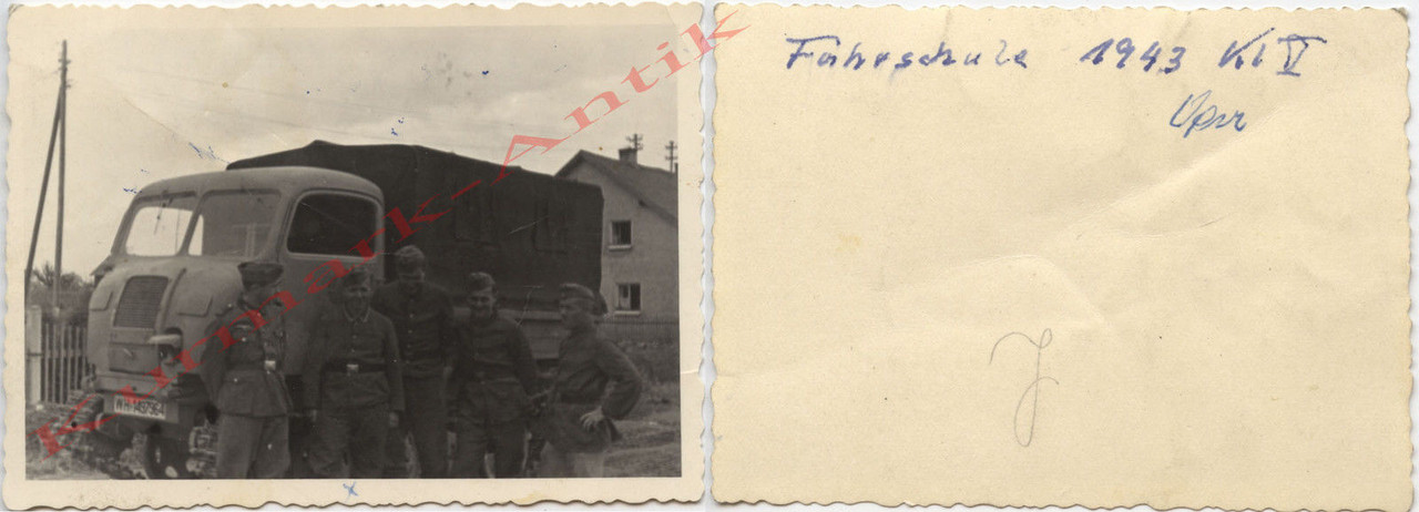 Foto Wehrmacht Ostpreußen Panzer Halbkette RSO R