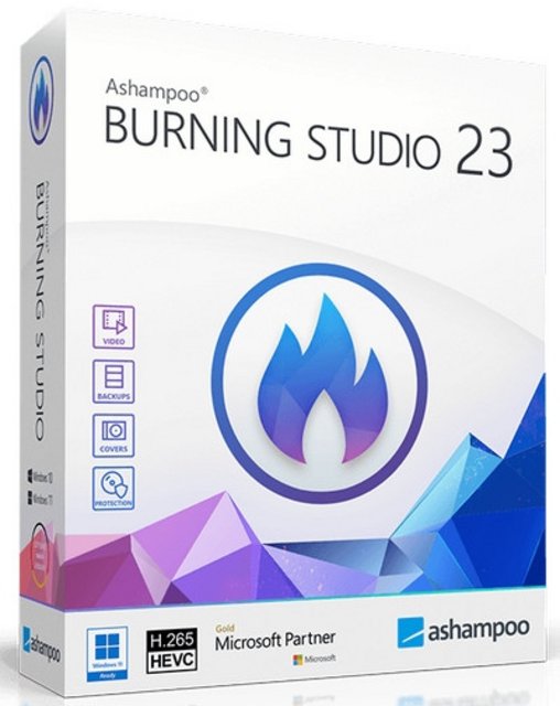 Ashampoo Burning Studio 23.0.5 RePack (& Portable) (x86-x64)  by elchupacabra (2022)
