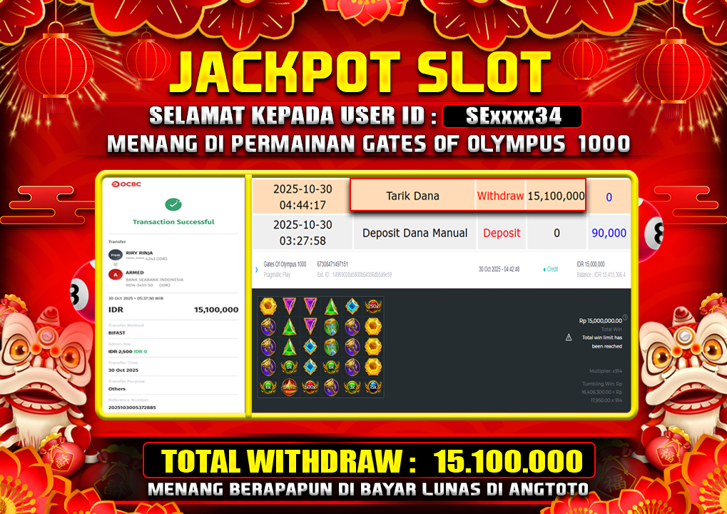 BUKTI JACKPOT LUNAS ANGTOTO