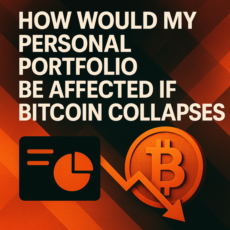 How would my personal portfolio be affected if Bitcoin collapses