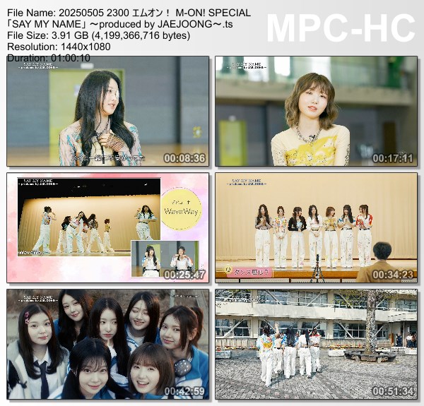 [TV-Variety] 세이마이네임 – M-ON! SPECIAL「SAY MY NAME」~produced by JAEJOONG~ (M-ON! 2025.05.05)