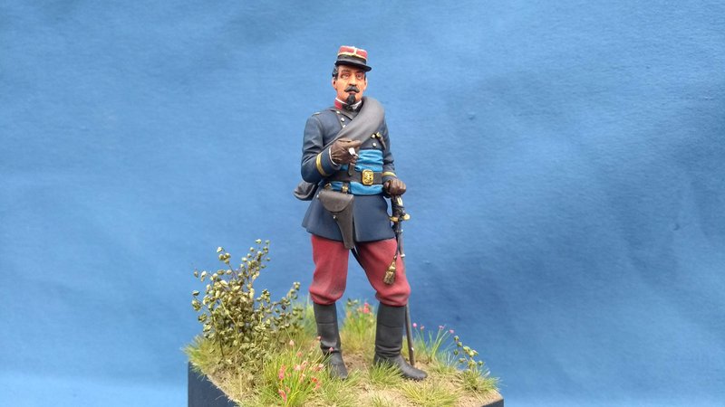 Lieutenant d'infanterie française 1870