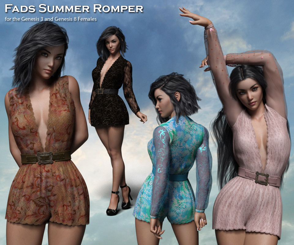 Fads Summer Romper for the G3 and G8 Females Fads Summer Romper for the G3 and G8 Females