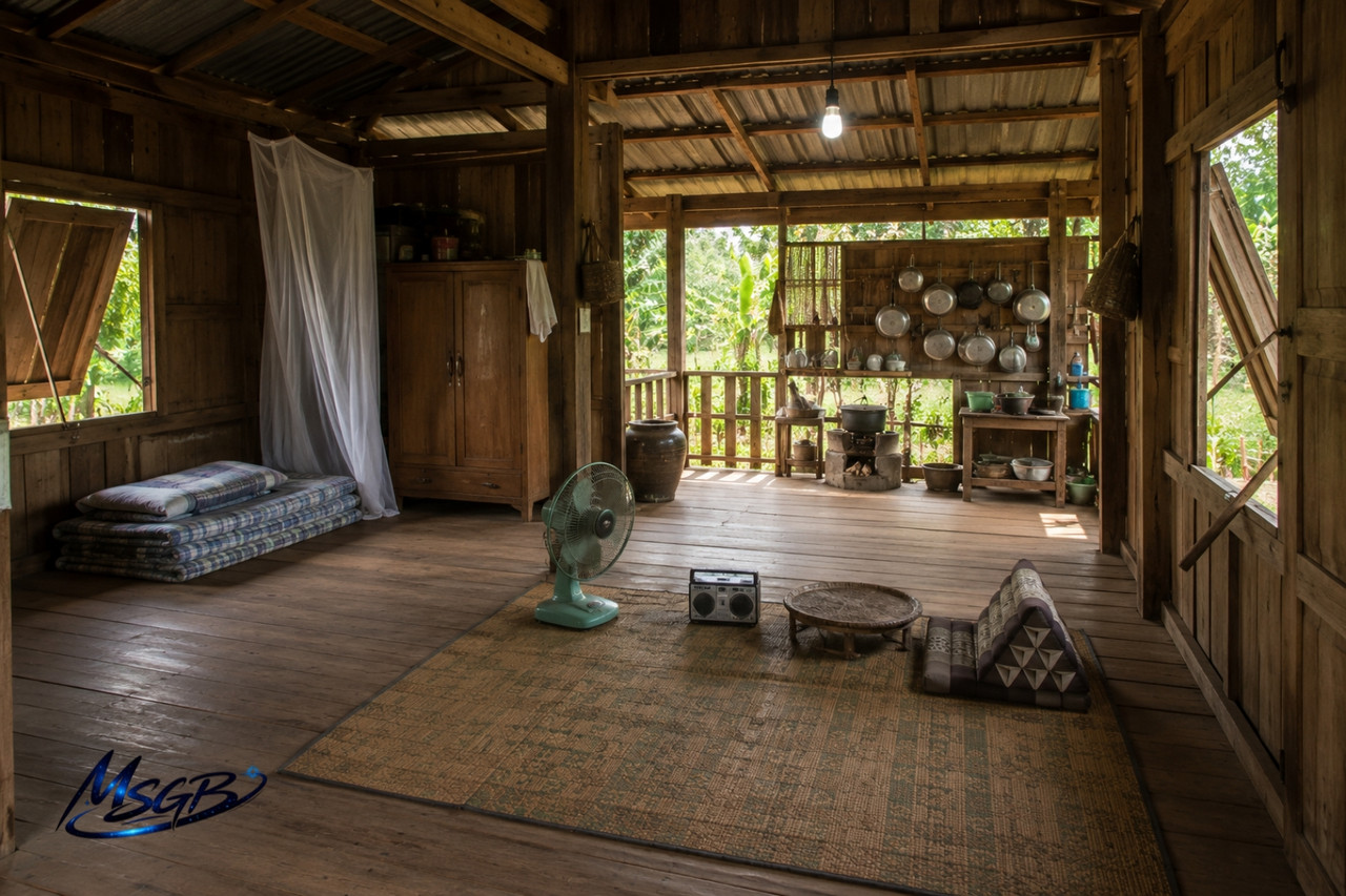 ภายในบ้านของเพียงดิน