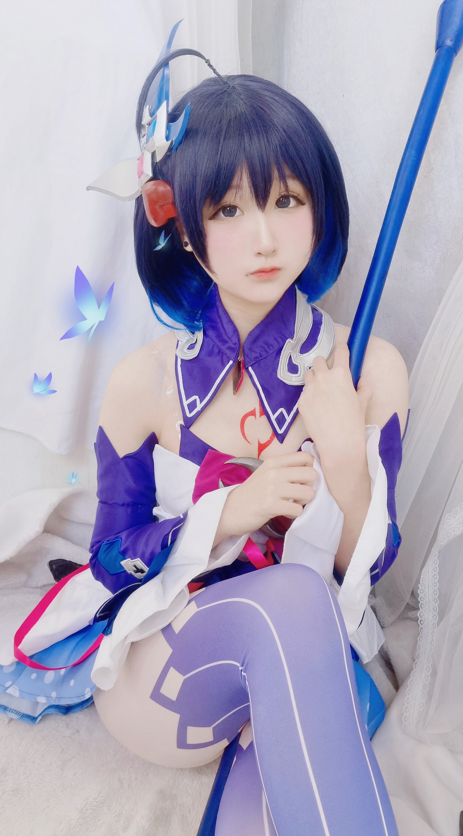 Seele麦麦希儿幻海梦蝶写真集｜梦幻蓝色系高清图集（168P-229.3M）插图2