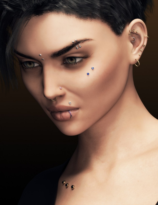 Alternative Piercing Pack for Genesis 8 Female Alternative Piercing Pack for Genesis 8 Female