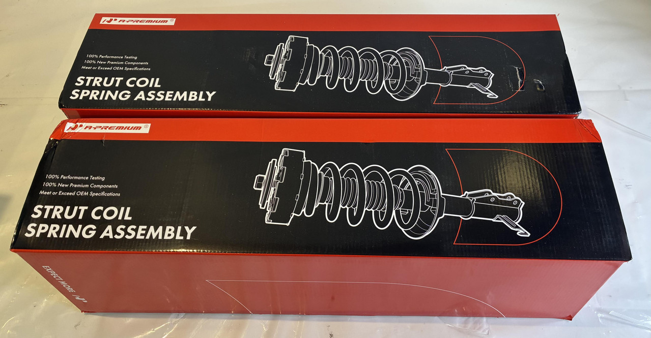 PAIR A-PREMIUM SA577680L-C/SA577680R-C FRONT QUICK STRUT COIL SPRING ASSEMBLY