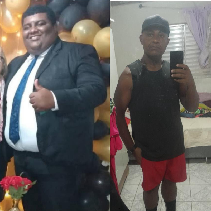 Resultado — antes e depois