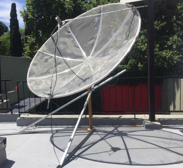 Mi experiencia con antena Casera Banda C 2,4 metros - FtaTV