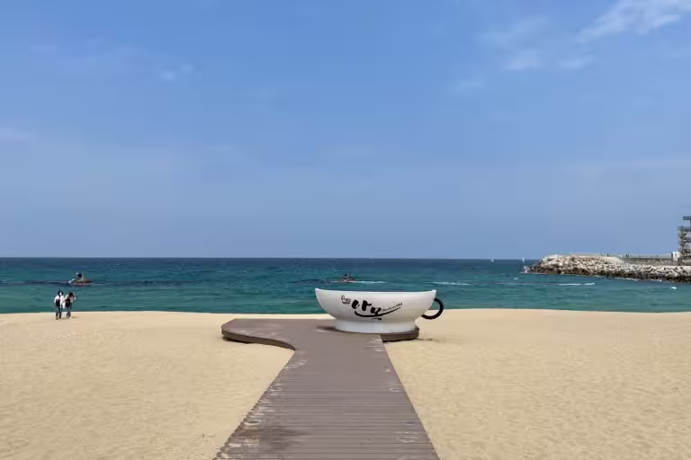 안목해변
