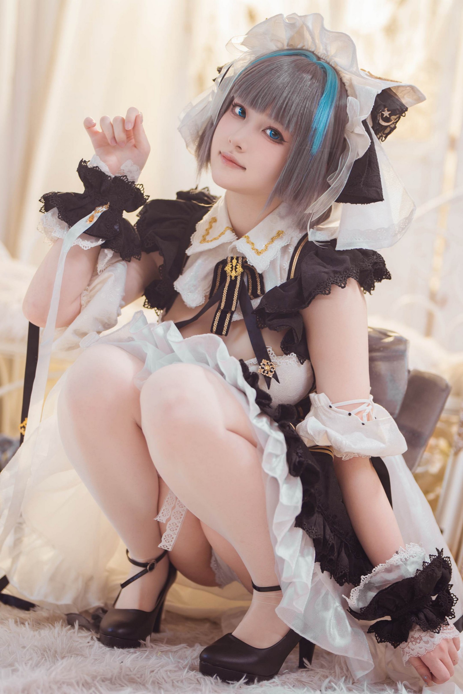 屿鱼 Yuyu 碧蓝航线 柴郡 Cosplay 写真图集｜Azur Lane（54P｜138MB）插图