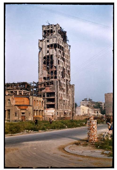 Varsovia en color, agosto 1947