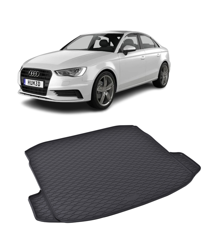 Tavita auto AUDI A3 Sedan 2012-2020, protectie portbagaj, Cri-Flo, din cauciuc 100%, compatibil cu autoturismul AUDI A3 Sedan