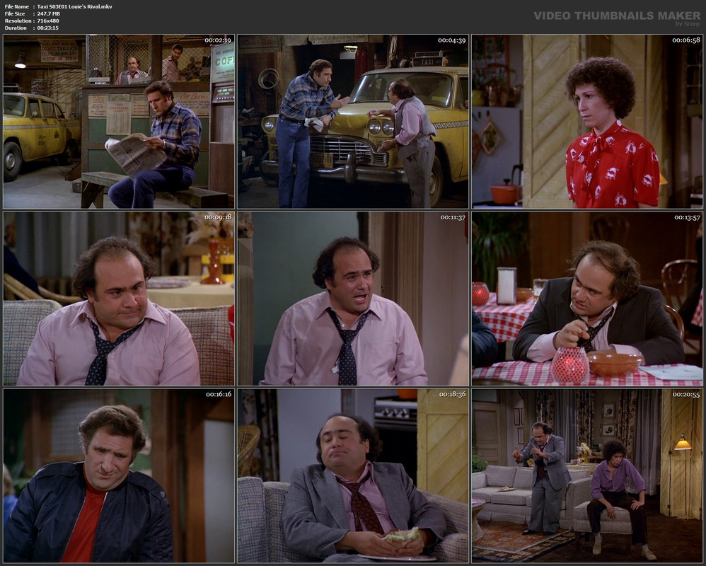 Taxi S03E01 Louie's Rival.mkv