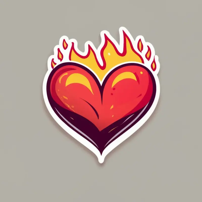 fire heart emoji copy