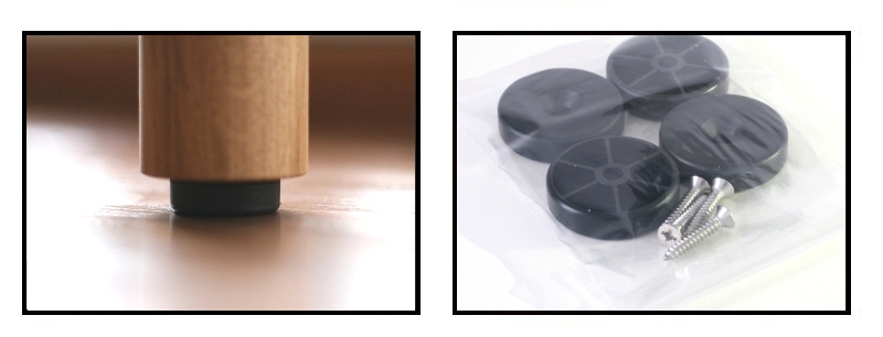 4x Furniture Feet Glides Plastic Screw in Chairs Sofas Beds Sliders Gliders. UK | eBay