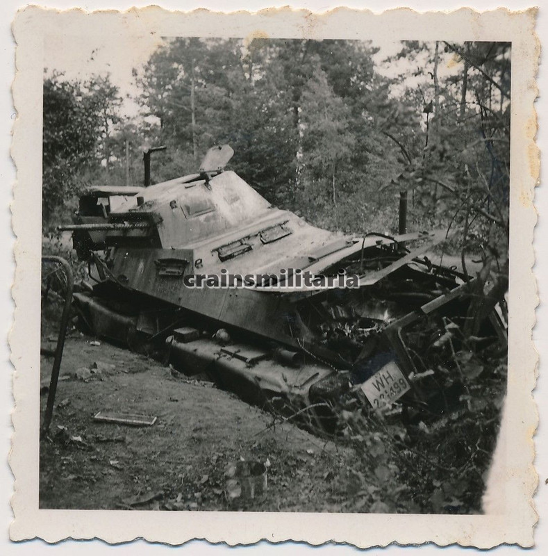 Orig. Foto SdKfz 231 Panzerspähwagen 8-Rad Wrack
