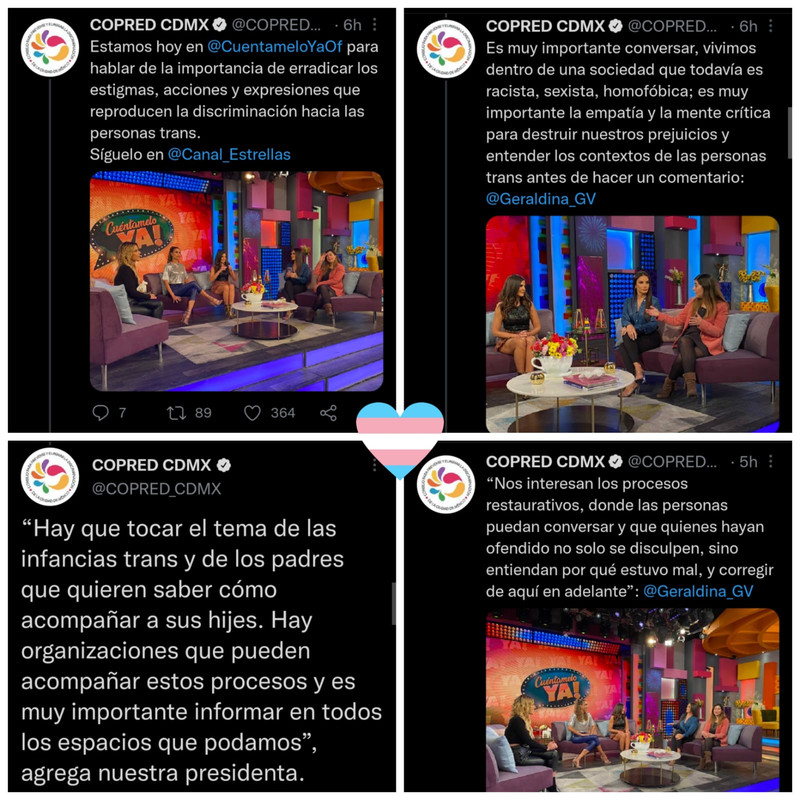 COPRED aplica sanción a Cuéntamelo Ya! por realizar comentario transfóbico