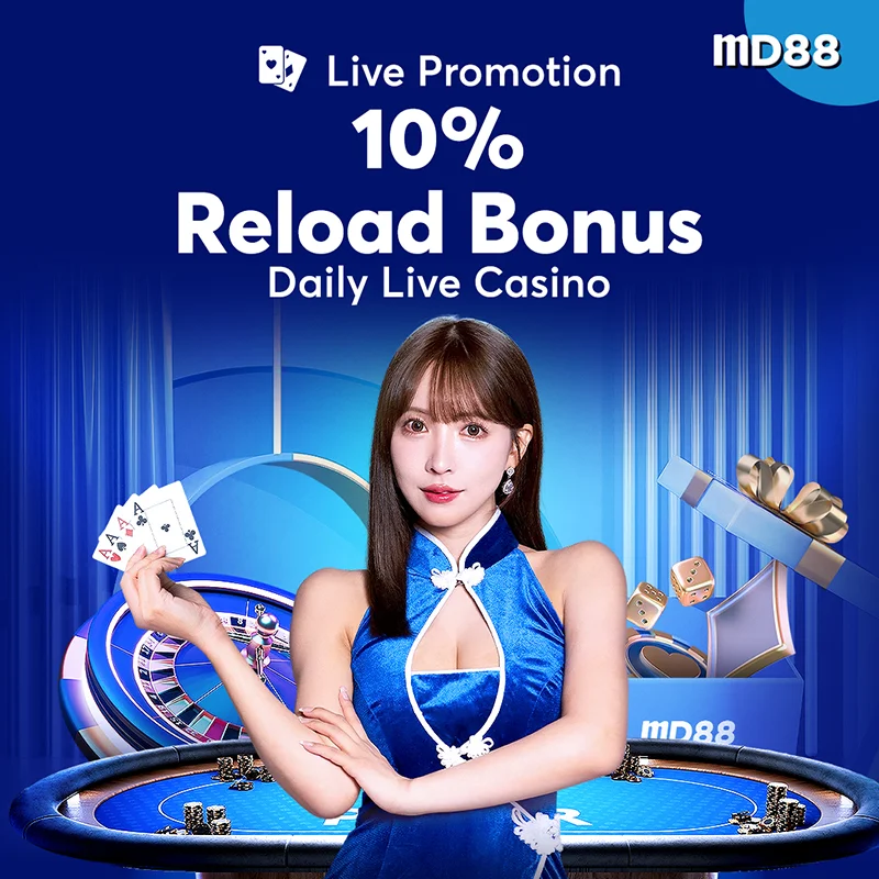 10% Live Casino Bonus ##Deposit and received extra 10% bonus on your favorite Live games.
