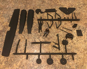 Fokker DVIII Primed in black