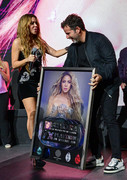 Shakira at the launch for her album "Las Mujeres Ya No Lloran" at Hard Rock Live on March 21, 2024 in Hollywood, Florida