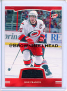 2002-03 BAP First Edition Jerseys #FE-022 [Ron Francis] [Carolina Hurricanes] [~100] [swatch=black] 