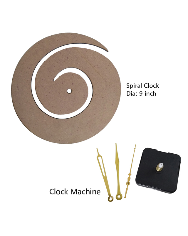Pop Art on Spiral Clock DIY Kit