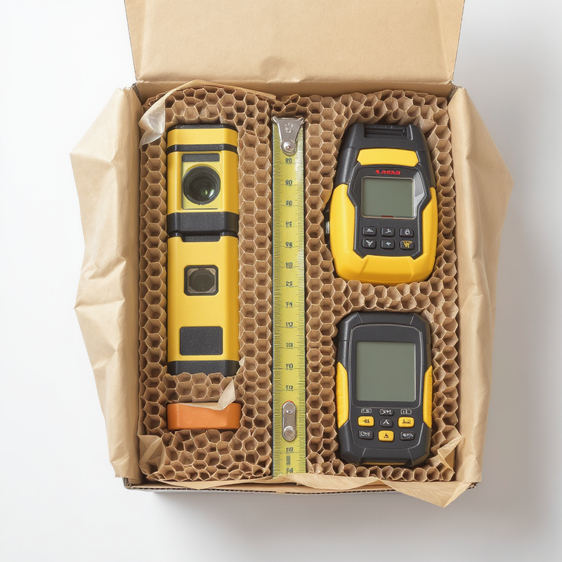 Безопасная доставка измерительных приборов почтой с сетчатой бумагой