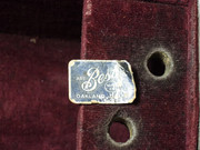 1940s white black trumpet case (5)