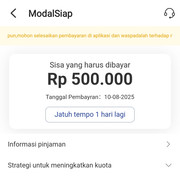 Jatuh tempo dan biayanya