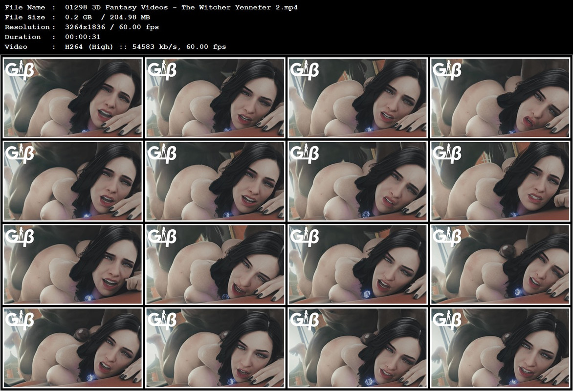 01298 3D Fantasy Videos - The Witcher Yennefer 2.mp4