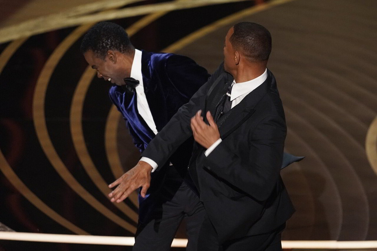 notte oscar will smith schiaffo chris rock