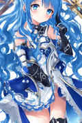 01651-2658872975-extremely detailed bishoujo DATE_ A_LIVE, detailed armored white dress and blue glo