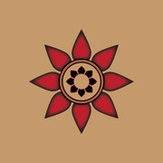 deco-flower-red-black-beige-bcg