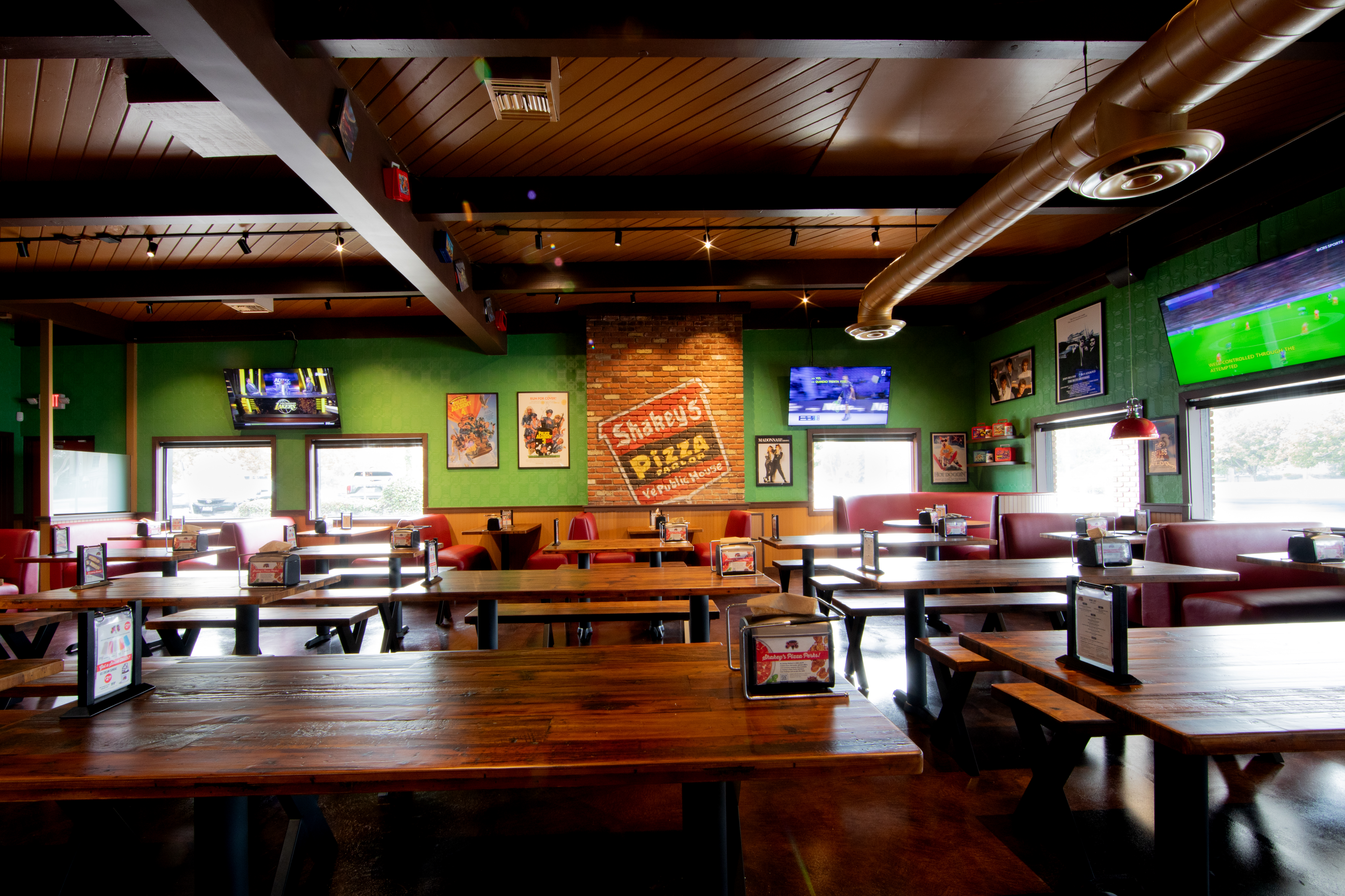 Interior shot showing retro atmosphere