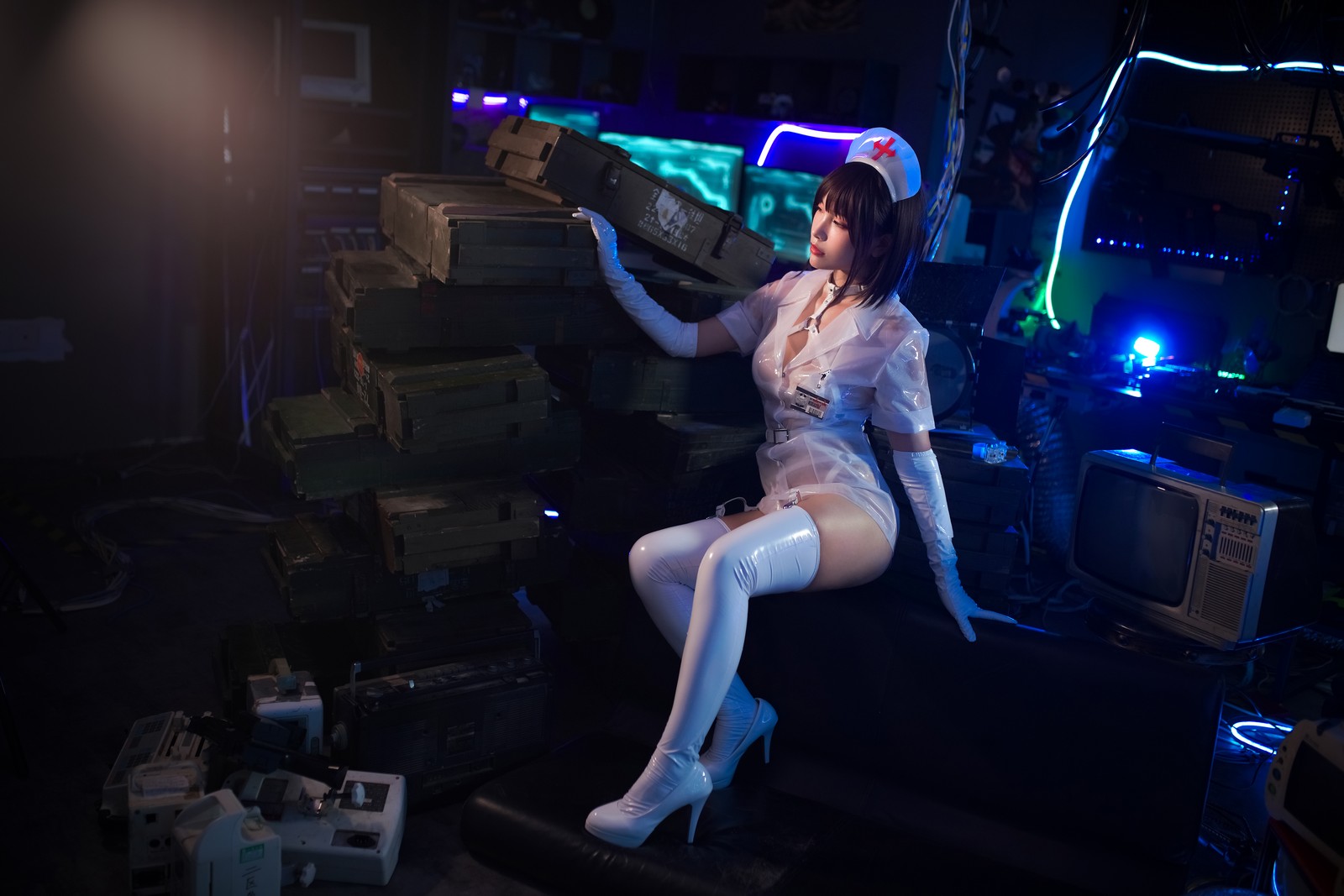 Neko-薇薇 透明护士 Cosplay 高清写真图集（51P｜434MB）插图5