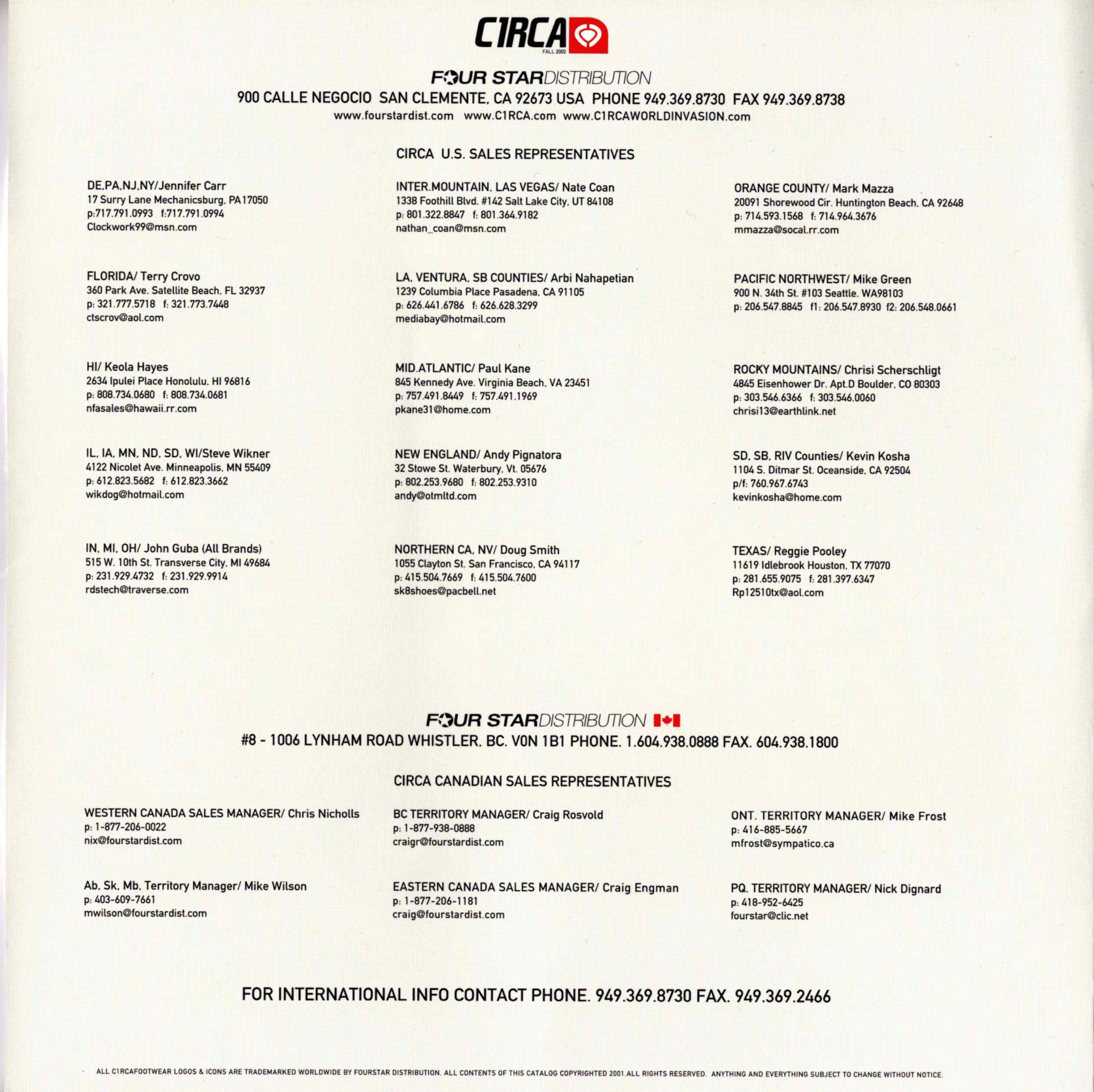 CIRCA CATALOG 2002 32 — Postimages