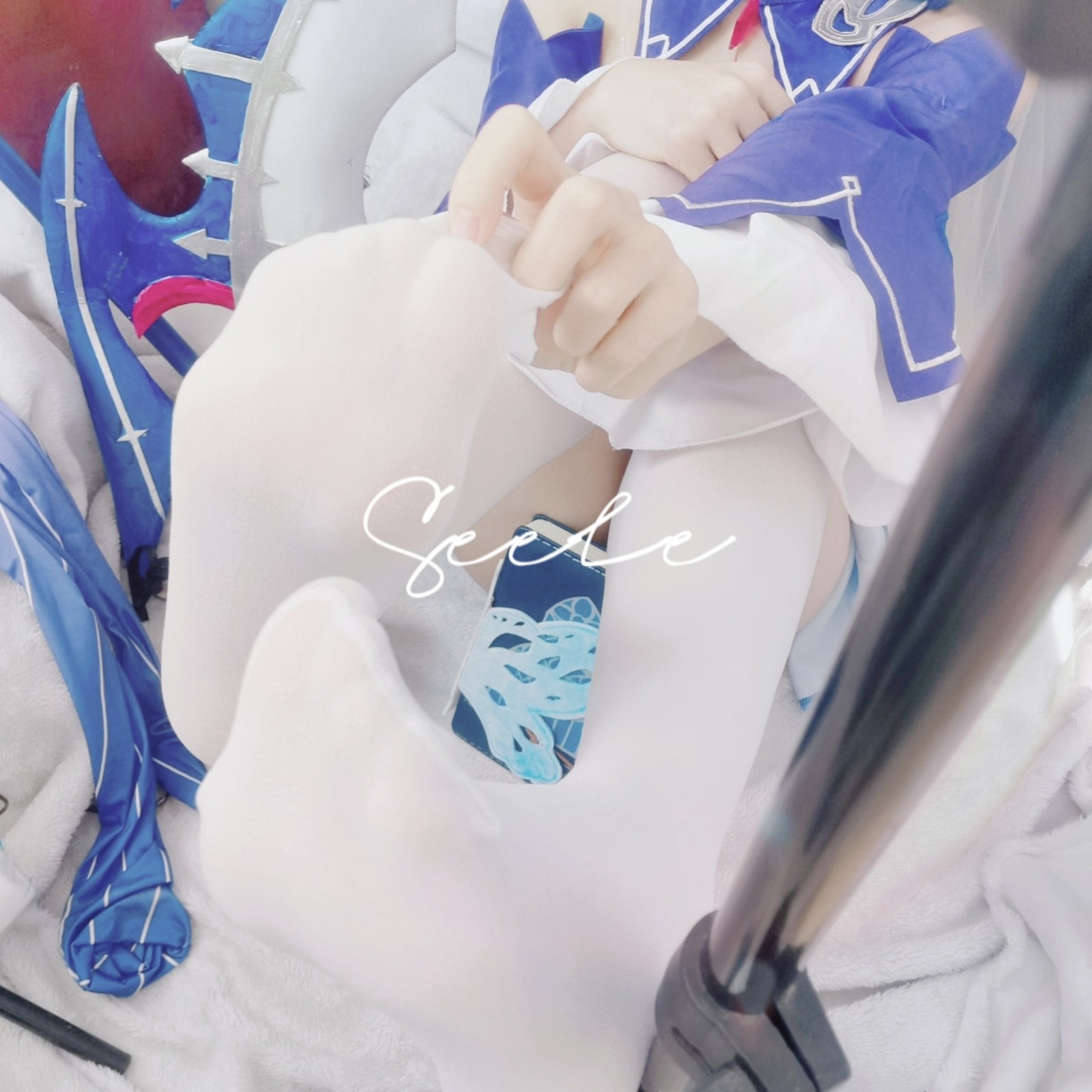 Seele麦麦希儿幻海梦蝶写真集｜梦幻蓝色系高清图集（168P-229.3M）插图2
