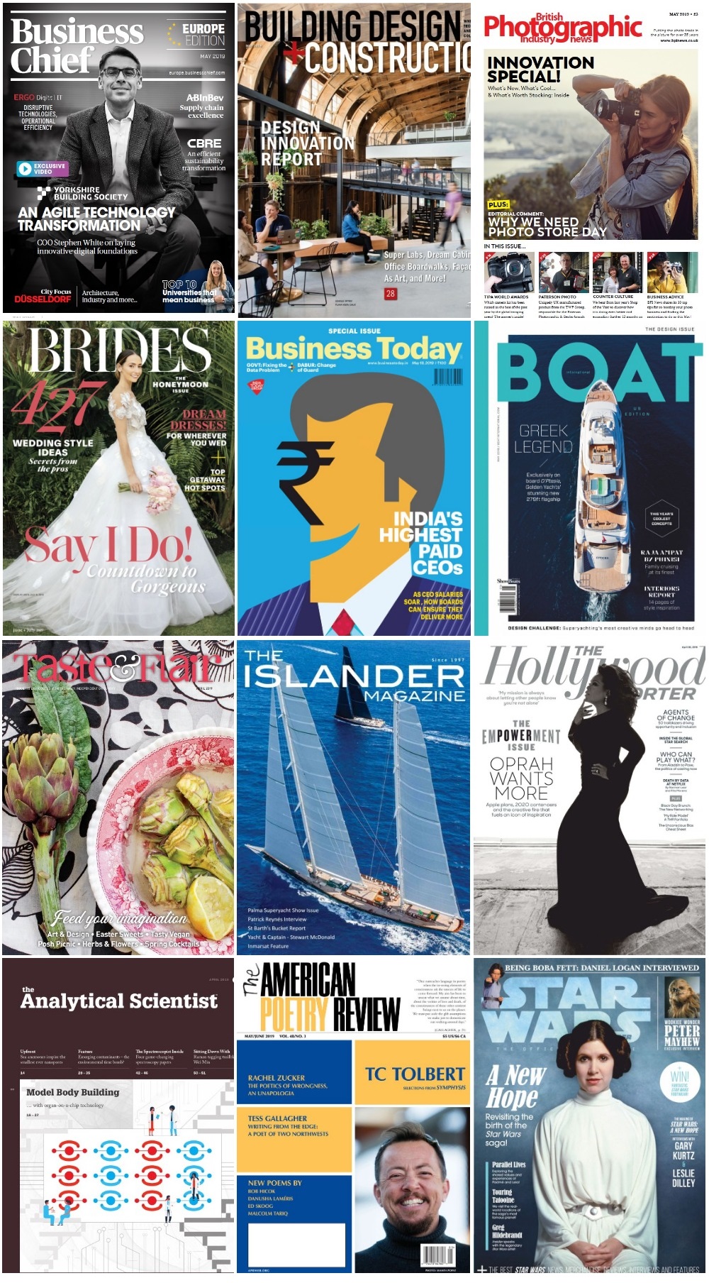 50 Assorted Magazines - May 08 2019 50 Assorted Magazines - May 08 2019